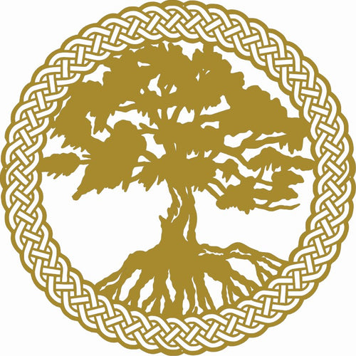 Round Tree Of Life Rusting
