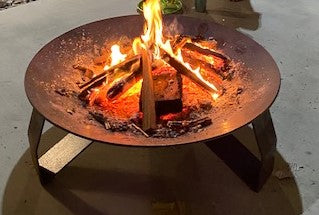 6 mm x 80 cm Corten Brazier