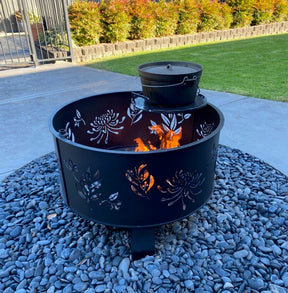 Removable BBQ Plate for Fire Pits