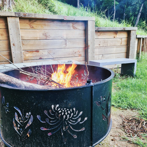 80 cm D x 65 cm H Natives Fire Pit