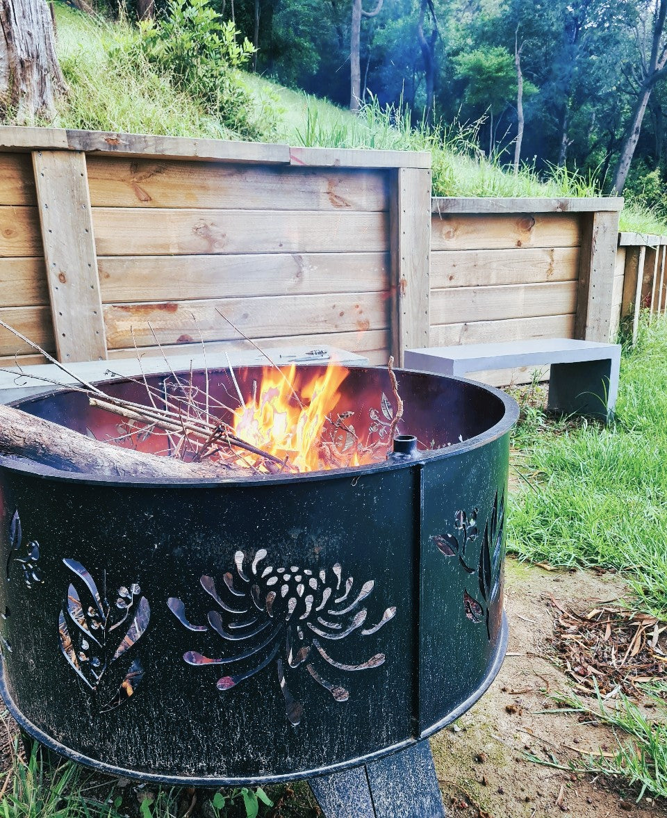 80 cm D x 65 cm H Natives Fire Pit