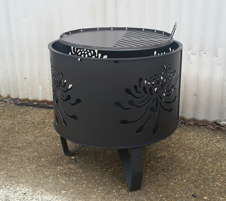 Removable BBQ Plate for Fire Pits