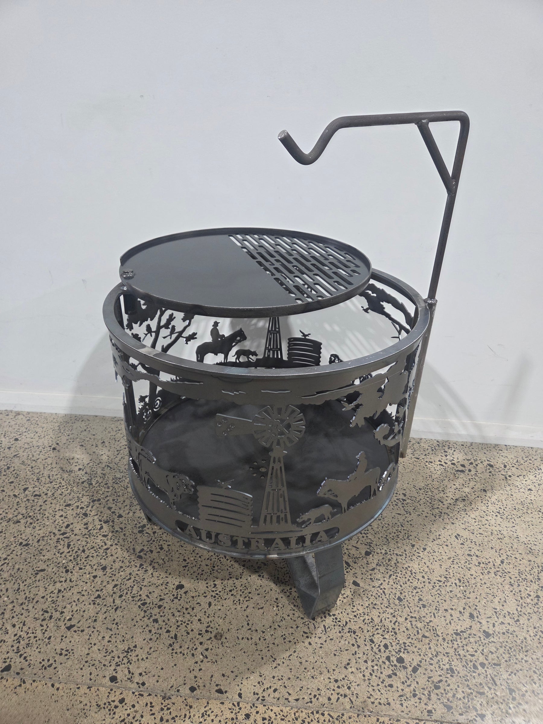 Removable BBQ Plate for Fire Pits