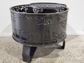 Removable BBQ Plate for Fire Pits